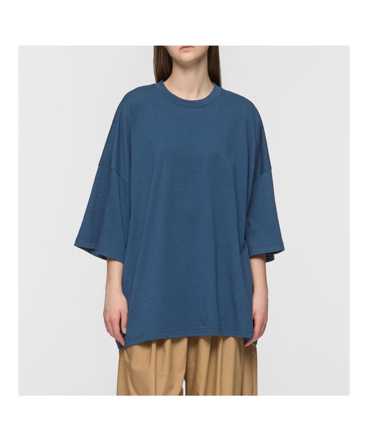 【マーコート/MARcourt】のmizuiro ind クルーネックワイドチュニック 大人の最旬トレンドファッション＆コーディネート founy(ファウニー) 　ファッション　Fashion　レディースファッション　Fashion for Women　トップス・カットソー　Cut & Sew Tops　インディゴ　Indigo Denim　チュニック　Tunic, Long Top　ボトム　Bottoms, Lower Wear　ポケット　Pocket, Pocket Detail　ワイド　Wide, Wide Fit　夏　Summer　 other-1|ID: prp329100004992636 ipo3291000000037390115
