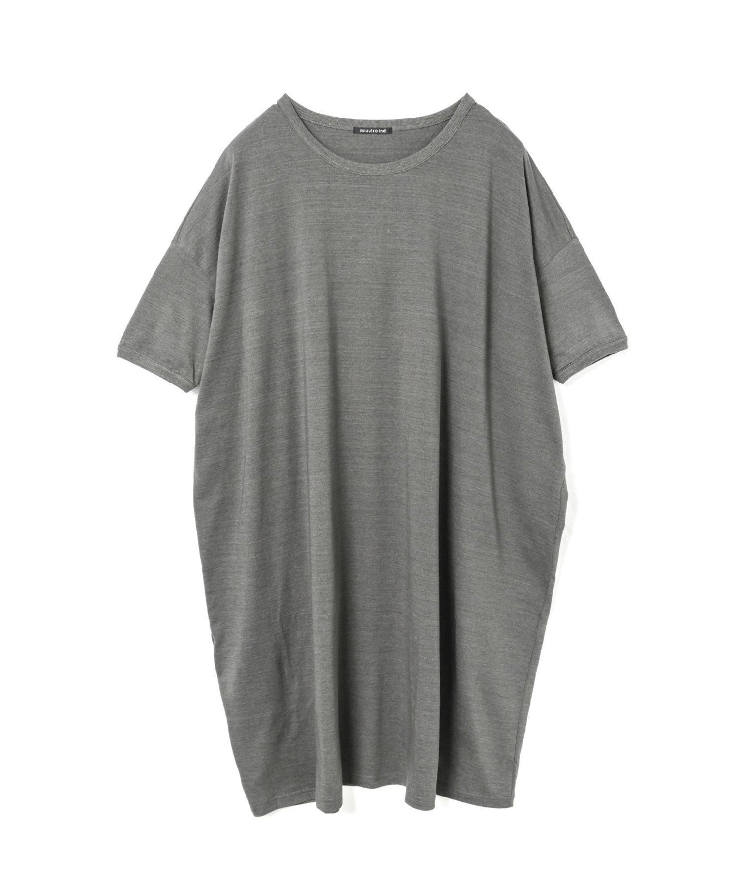【マーコート/MARcourt】のmizuiro ind クルーネックワイドワンピース インテリア・キッズ・メンズ・レディースファッション・服の通販 founy(ファウニー) ファッション Fashion レディースファッション Fashion for Women ワンピース Dresses アクセサリー Fashion Accessories インディゴ Indigo Denim ボトム Bottoms, Lower Wear ポケット Pocket, Pocket Detail ロング Long, Long-Length ワイド Wide, Wide Fit 夏 Summer グレー|ID: prp329100004992637 ipo3291000000037390122