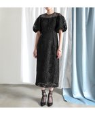 【その他のブランド/Other】のケミカルレース使いボリューム袖デザインワンピースドレス 大人の最旬トレンドファッション＆コーディネート founy(ファウニー) ファッション Fashion レディースファッション Fashion for Women ワンピース Dresses フォーマル・パーティードレス・結婚式用ドレス Elegant & Casual Dresses エレガント 上品 Elegant ケミカル Chemical, Chemical Wash スタイリッシュ Stylish, Fashionable チュール Tulip, Tulip Motif ドレス Dress, One-Piece ヨーク Yoke, Yoke Design レース Lace, Lace Fabric おすすめ Recommended / Our Picks 結婚式 Wedding 二次会 After Party thumbnail 黒|ID: prp329100004992652 ipo3291000000037390172