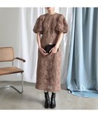 【その他のブランド/Other】のケミカルレース使いボリューム袖デザインワンピースドレス 大人の最旬トレンドファッション＆コーディネート founy(ファウニー) ファッション Fashion レディースファッション Fashion for Women ワンピース Dresses フォーマル・パーティードレス・結婚式用ドレス Elegant & Casual Dresses エレガント 上品 Elegant ケミカル Chemical, Chemical Wash スタイリッシュ Stylish, Fashionable チュール Tulip, Tulip Motif ドレス Dress, One-Piece ヨーク Yoke, Yoke Design レース Lace, Lace Fabric おすすめ Recommended / Our Picks 結婚式 Wedding 二次会 After Party thumbnail モカ|ID: prp329100004992652 ipo3291000000037390173