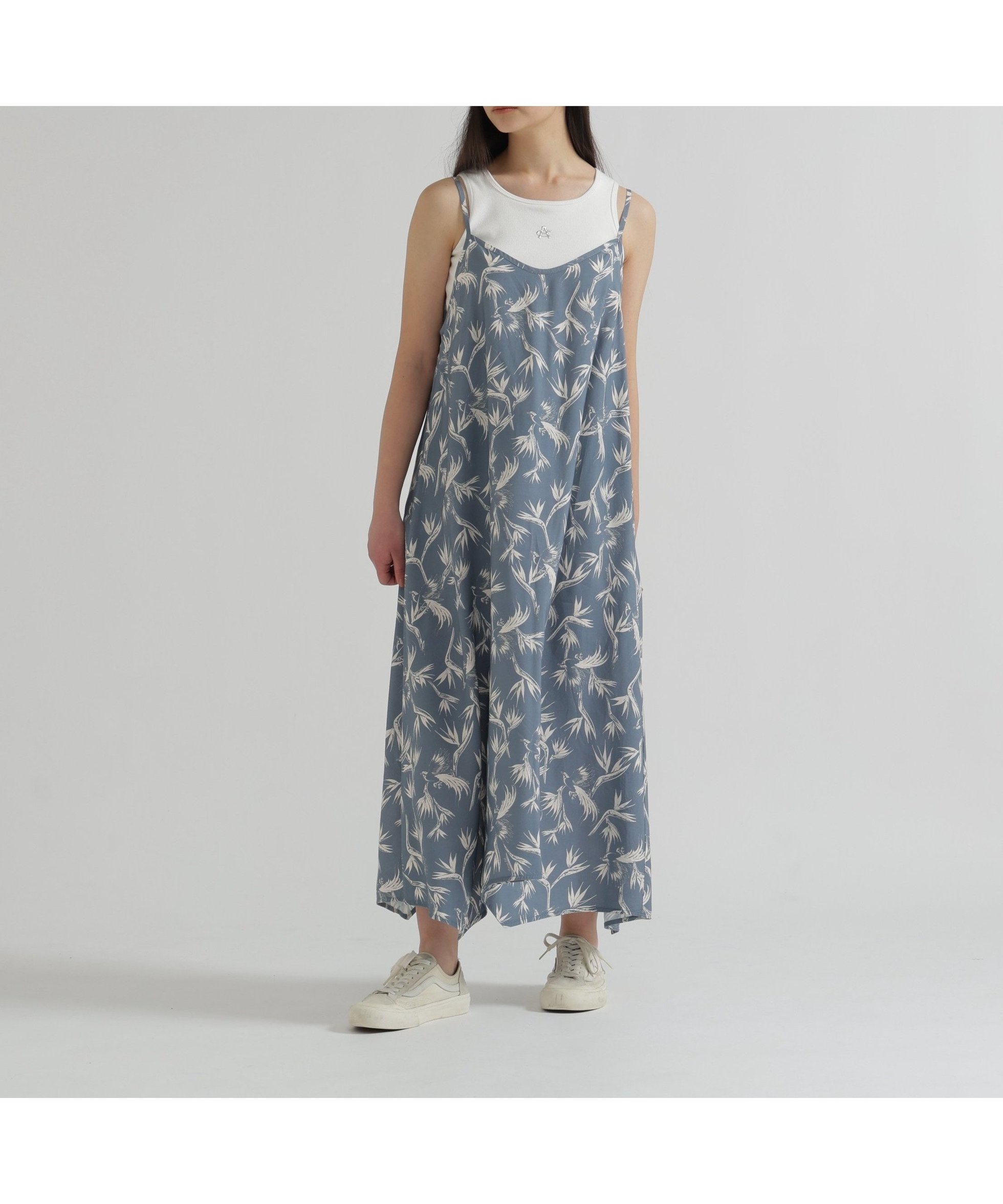 【アヴィレックス/AVIREX】のALOHA STRELITZIA ONEPIECE インテリア・キッズ・メンズ・レディースファッション・服の通販 founy(ファウニー) 　ファッション　Fashion　レディースファッション　Fashion for Women　アロハ　Aloha　カッティング　Cutting Detail　ミリタリー　Military, Army Style　ブルー|ID: prp329100004992665 ipo3291000000037390288