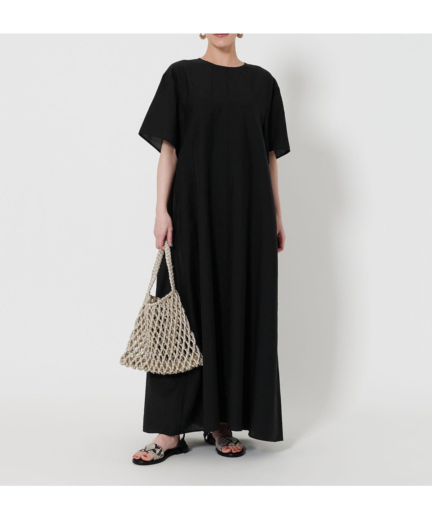 【ユナイテッドアローズ/UNITED ARROWS】のシアー バックリボン ワンピース インテリア・キッズ・メンズ・レディースファッション・服の通販 founy(ファウニー) 　ファッション　Fashion　レディースファッション　Fashion for Women　ワンピース　Dresses　エレガント 上品　Elegant　サマー　Summer, Summer Style　サンダル　Sandals, Summer Shoes　シアー　Sheer, See-Through　スニーカー　Sneakers, Trainers　フラット　Flat, Flat Shoes　フレア　Flare, Flared　ペチコート　Petticoat, Underskirt　マキシ　Maxi, Full Length　リボン　Ribbon, Bow　アウトレット　Outlet / Clearance　おすすめ　Recommended / Our Picks　夏　Summer　BLACK|ID: prp329100004992667 ipo3291000000037390324