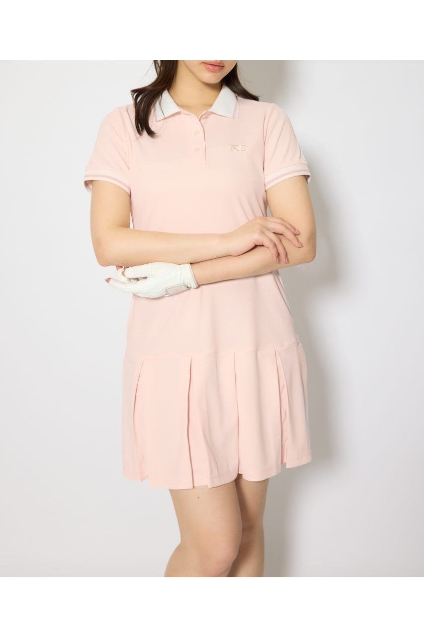 【リエンダ/rienda】の【一部店舗・WEB限定】【RIENDA GOLF】ローウエストプリーツポロワンピース インテリア・キッズ・メンズ・レディースファッション・服の通販 founy(ファウニー) 　ファッション　Fashion　レディースファッション　Fashion for Women　ワンピース　Dresses　インナー　Innerwear　スポーティ　Sporty, Casual Athletic　トレンド　Trend, Trending Now　プリーツ　Pleats, Pleated　ポケット　Pocket, Pocket Detail　ポロシャツ　Polo Shirt, Collared Tee　再入荷　Restock / Back in Stock　おすすめ　Recommended / Our Picks　ゴルフ　Golf　PNK|ID: prp329100004992668 ipo3291000000037390472