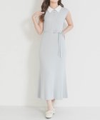 【ミッシュマッシュ/MISCH MASCH】のポロ襟マーメイドニットワンピース MM627429 大人の最旬トレンドファッション＆コーディネート founy(ファウニー) ファッション Fashion レディースファッション Fashion for Women ワンピース Dresses ニットワンピース Knit Dresses トレンド Trend, Trending Now フェミニン Feminine, Girly マーメイド Mermaid, Fishtail Silhouette リボン Ribbon, Bow レース Lace, Lace Fabric thumbnail ライトグリーン|ID: prp329100004992671 ipo3291000000037390526