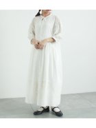 【サマンサモスモス/Samansa Mos2】の【WEB限定 Sサイズ】オーバーレースパッチワークワンピース 大人の最旬トレンドファッション&コーディネート founy(ファウニー) ファッション Fashion レディースファッション Fashion for Women ワンピース Dresses サテン Satin, Glossy Fabric スタンド Stand Collar, Upright Stand タッセル Tassel, Fringe パッチワーク Patchwork, Mixed Fabric メッシュ Mesh, Net Fabric レース Lace, Lace Fabric 羽織 Haori, Light Jacket thumbnail ホワイト|ID: prp329100004992672 ipo3291000000037390542