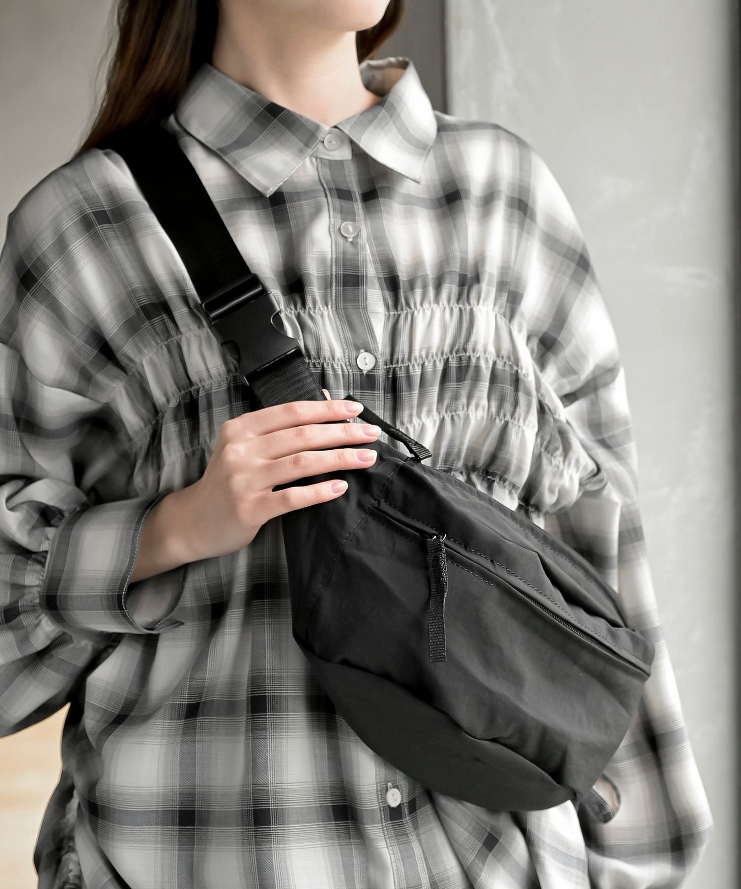 【アールピーエス/rps】のナイロンボディBAG インテリア・キッズ・メンズ・レディースファッション・服の通販 founy(ファウニー) 　ファッション　Fashion　レディースファッション　Fashion for Women　バッグ　Bags　アウトドア　Outdoor Clothing　ショルダー　Shoulder, Shoulder Strap　シンプル　Simple, Minimal　ポケット　Pocket, Pocket Detail　再入荷　Restock / Back in Stock　ブラック|ID: prp329100004992709 ipo3291000000037392150