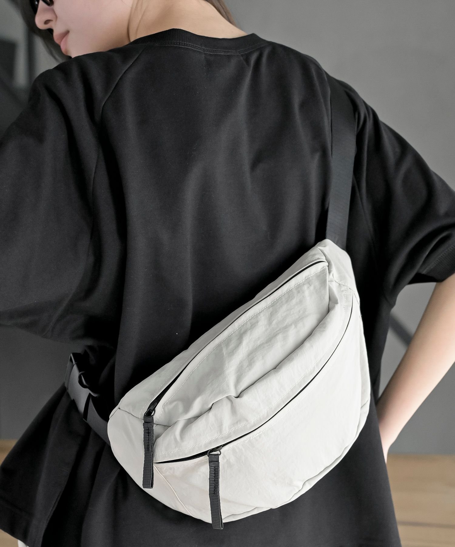 【アールピーエス/rps】のナイロンボディBAG インテリア・キッズ・メンズ・レディースファッション・服の通販 founy(ファウニー) 　ファッション　Fashion　レディースファッション　Fashion for Women　バッグ　Bags　アウトドア　Outdoor Clothing　ショルダー　Shoulder, Shoulder Strap　シンプル　Simple, Minimal　ポケット　Pocket, Pocket Detail　再入荷　Restock / Back in Stock　アイボリー|ID: prp329100004992709 ipo3291000000037392151