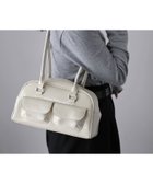 【リベリー/Riberry】のアウトポケットフェイクレザーハンドバッグ WHITE|ID: prp329100004992712 ipo3291000000037392191