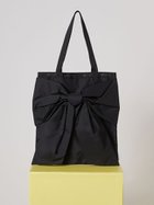 【スナイデル/SNIDEL】の【SNIDEL×LeSportsac】LG BOW EMERALD TOTE 大人の最旬トレンドファッション＆コーディネート founy(ファウニー) ファッション Fashion レディースファッション Fashion for Women バッグ Bags イエロー Yellow コレクション Collection, Seasonal Line シルバー Silver, Metallic Silver スマート Smart, Elegant ドット Polka Dot, Dot Pattern フェミニン Feminine, Girly 別注 Limited Edition, Custom Order 無地 Plain, Solid Color リボン Ribbon, Bow ビジネス 仕事 通勤 Business / Work / Commuting thumbnail BLK[009]|ID: prp329100004992729 ipo3291000000037392275
