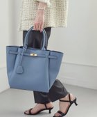 【シップス/SHIPS】のquaranciel A4 ベルト トート 大人の最旬トレンドファッション＆コーディネート founy(ファウニー) ファッション Fashion レディースファッション Fashion for Women バッグ Bags ベルト&ウエストマーク Belts & Waist Accessories おすすめ Recommended / Our Picks ジャケット Jacket, Outerwear デニム Denim, Jeans Material トレンチ Trench, Trench Coat バランス Balance, Style Balance フロント Front, Front Design ビジネス 仕事 通勤 Business / Work / Commuting thumbnail ライトブルー|ID: prp329100004992733 ipo3291000000037392308