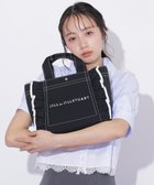 【ジルバイジルスチュアート/JILL by JILLSTUART】のフリルトート小 大人の最旬トレンドファッション＆コーディネート founy(ファウニー) ファッション Fashion レディースファッション Fashion for Women バッグ Bags スクエア Square, Square Shape スマート Smart, Elegant パイピング Piping, Trim Design フリル Frill, Ruffle thumbnail ブラック|ID: prp329100004992734 ipo3291000000037392312