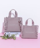 【ジルバイジルスチュアート/JILL by JILLSTUART】のフリルトート小 大人の最旬トレンドファッション＆コーディネート founy(ファウニー) ファッション Fashion レディースファッション Fashion for Women バッグ Bags スクエア Square, Square Shape スマート Smart, Elegant パイピング Piping, Trim Design フリル Frill, Ruffle thumbnail モカ|ID: prp329100004992734 ipo3291000000037392313