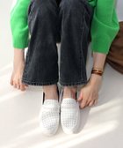 【フィン/Fin】のパンチングローファー厚底スリッポン【低反発スポンジ入り】 大人の最旬トレンドファッション＆コーディネート founy(ファウニー) ファッション Fashion レディースファッション Fashion for Women 厚底 Platform Shoes クッション Cushion, Throw Pillow シンプル Simple, Minimal ストッキング Stockings, Sheer Tights スラックス Slacks, Dress Pants スリッポン Slip-On, Loafer ソックス Socks, Hosiery デニム Denim, Jeans Material 定番 Standard, Basic Item フォルム Silhouette, Form ワイド Wide, Wide Fit おすすめ Recommended / Our Picks thumbnail アイボリー|ID: prp329100004992741 ipo3291000000037392335