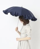 【ムーンバット/MOONBAT】のLANVIN en Bleu(ランバン オン ブルー) ラッフルフリル チャーム付き 日傘 長傘 一級遮光99.99% 遮熱 晴雨兼用 UV遮蔽率99% レディース 大人の最旬トレンドファッション&コーディネート founy(ファウニー) ファッション Fashion レディースファッション Fashion for Women レイングッズ・傘・晴雨兼用傘 Umbrellas & Rain Gear 傘 Umbrella, Parasol チャーム Charm, Pendant フリル Frill, Ruffle 日傘 Parasol, UV Umbrella ミックス Mix, Mixed Style ロマンティック Romantic, Feminine Style エレガント 上品 Elegant thumbnail ネイビーブルー|ID: prp329100004992773 ipo3291000000037392464