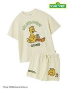 【ジェラート ピケ/gelato pique】の【SESAME STREET】エアリーモコジャガードプルオーバー ショートパンツセット 大人の最旬トレンドファッション＆コーディネート founy(ファウニー) ファッション Fashion レディースファッション Fashion for Women パンツ Pants & Trousers ショートパンツ・ハーフパンツ High-Waisted & Relaxed Shorts アシンメトリー Asymmetrical Style イエロー Yellow 春 Spring カラフル Colorful Design キャラクター Character, Licensed Characters 軽量 Lightweight, Ultra Light シューズ Shoes, Footwear ショート Short, Short Length スマート Smart, Elegant フロント Front, Front Design ボーダー Border, Stripe 半袖 Short Sleeve, Half Sleeve モコモコ Fuzzy, Fluffy おすすめ Recommended / Our Picks ギフト プレゼント Gift / Present thumbnail YEL[032]|ID: prp329100004992780 ipo3291000000037392524