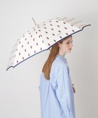 【ムーンバット/MOONBAT】のPOLO RALPH LAUREN (ポロ ラルフローレン) 雨傘 長傘 レディース ポロベア プリント 大人の最旬トレンドファッション＆コーディネート founy(ファウニー) ファッション Fashion レディースファッション Fashion for Women レイングッズ・傘・晴雨兼用傘 Umbrellas & Rain Gear アイビー Ivy Pattern トリミング Trimming, Decorative Edge ニューヨーク New York, NYC Style プリント Print, Printed Pattern 傘 Umbrella, Parasol thumbnail オフホワイト|ID: prp329100004992783 ipo3291000000037392569