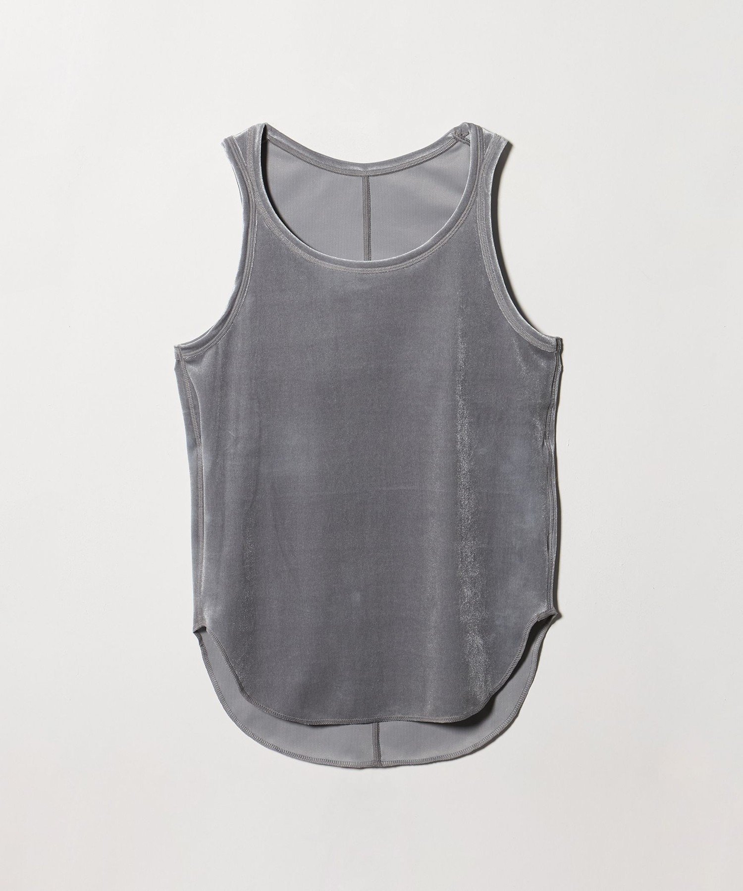 【ユナイテッドアローズ/UNITED ARROWS】のTAARA ベロア タンクトップ インテリア・キッズ・メンズ・レディースファッション・服の通販 founy(ファウニー) 　ファッション　Fashion　レディースファッション　Fashion for Women　トップス・カットソー　Cut & Sew Tops　ベロアトップス　Velour Tops / Velvet-Look Items　インド　Indian Textile　サマー　Summer, Summer Style　タンク　Tank Top, Sleeveless Top　ビーチ　Beach, Seaside　ベロア　Velour, Soft Velvet　ポケット　Pocket, Pocket Detail　ヨガ　Yoga, Yoga Wear　夏　Summer　水着　Swimsuit, Swimwear　LT.GRAY|ID: prp329100004992787 ipo3291000000037393147