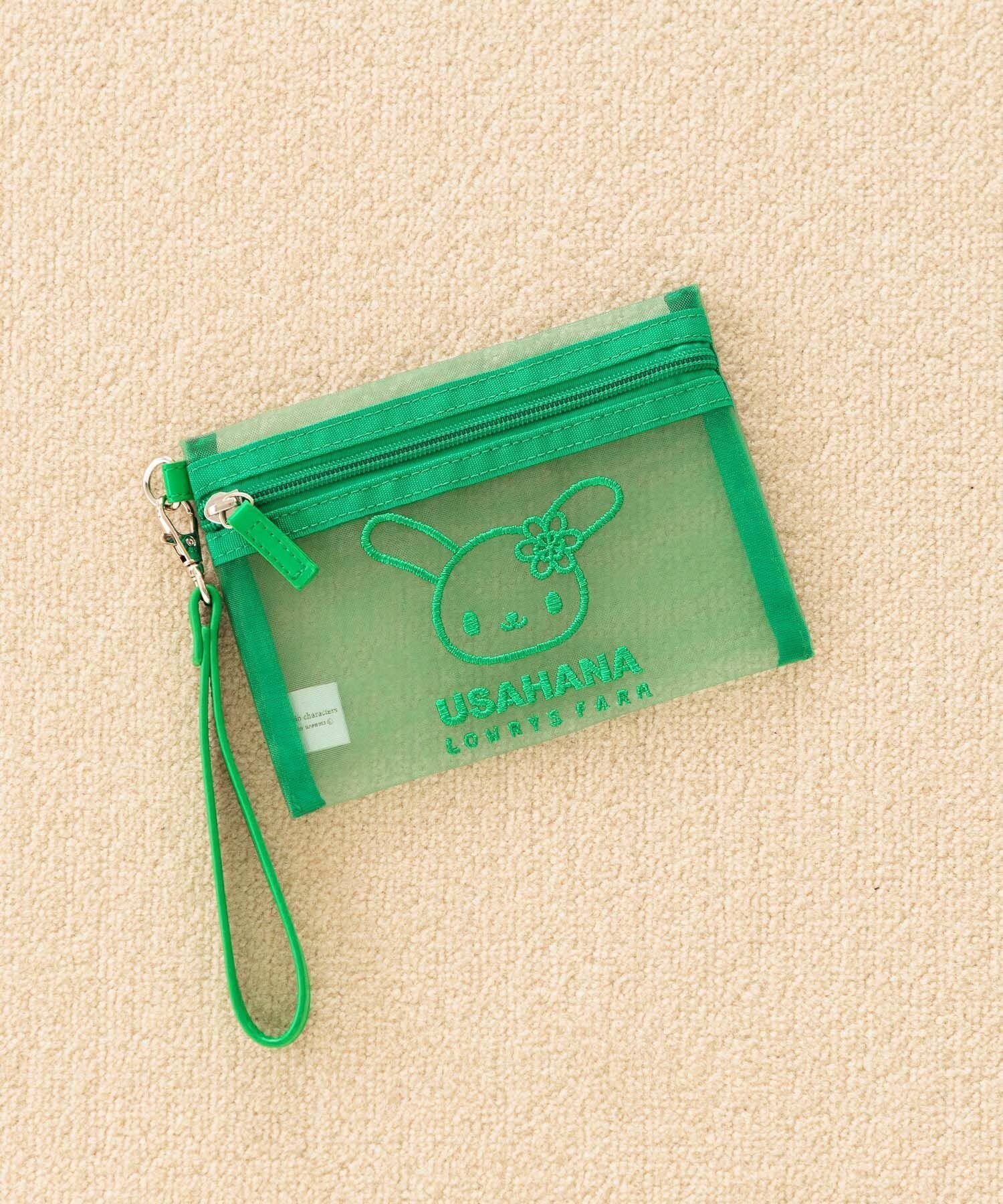【ローリーズファーム/LOWRYS FARM】の【サンリオキャラクターズ】メッシュポーチ インテリア・キッズ・メンズ・レディースファッション・服の通販 founy(ファウニー) 　ファッション　Fashion　レディースファッション　Fashion for Women　ポーチ&ミニバッグ　Pouches & Mini Bags　カラフル　Colorful Design　キャラクター　Character, Licensed Characters　ポーチ　Pouch, Small Case　メッシュ　Mesh, Net Fabric　夏　Summer　ウサハナ|ID: prp329100004992792 ipo3291000000037393172