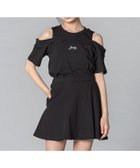 【ベベ オンライン ストア/BEBE ONLINE STORE / KIDS】のオフショルダートップス スカートSET(130~160cm) 大人の最旬トレンドファッション＆コーディネート founy(ファウニー) ファッション Fashion キッズファッション Fashion for Kids トップス・カットソー Cut & Sew Tops 春 Spring クール Cool, Chic ショルダー Shoulder, Shoulder Strap セットアップ Set-Up, Coordinated Outfit トレンド Trend, Trending Now フィット Fit, Slim Fit ポケット Pocket, Pocket Detail S/S・春夏 SS, Spring/Summer, Warm Season 夏 Summer エレガント 上品 Elegant 2026年 2026 2026春夏・S/S Spring/Summer 2026 SS26 thumbnail ブラック|ID: prp329100004992801 ipo3291000000037393245