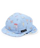 【ナルミヤ オンライン/NARUMIYA ONELINE / KIDS】の【SWIM】総柄日よけスイムキャップ 大人の最旬トレンドファッション＆コーディネート founy(ファウニー) ファッション Fashion キッズファッション Fashion for Kids ドローコード Drawcord, Drawstring Cord モチーフ Motif, Design Theme thumbnail サックス|ID: prp329100004992811 ipo3291000000037393330