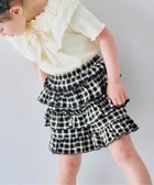 【エフオー オンラインストア/F.O.Online Store / KIDS】の先染めチェックのフリフリフリルパンツ リンク セットアップ可 大人の最旬トレンドファッション＆コーディネート founy(ファウニー) ファッション Fashion キッズファッション Fashion for Kids ボトムス Bottoms おすすめ Recommended / Our Picks ガーリー Girly, Feminine Style ギンガム Gingham, Gingham Fabric ショート Short, Short Length セットアップ Set-Up, Coordinated Outfit チェック Check, Plaid, Tartan トレンド Trend, Trending Now バランス Balance, Style Balance ビスチェ Bustier, Corset Top フリル Frill, Ruffle thumbnail ブラック|ID: prp329100004992816 ipo3291000000037393419