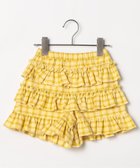 【エフオー オンラインストア/F.O.Online Store / KIDS】の先染めチェックのフリフリフリルパンツ リンク セットアップ可 大人の最旬トレンドファッション＆コーディネート founy(ファウニー) ファッション Fashion キッズファッション Fashion for Kids ボトムス Bottoms おすすめ Recommended / Our Picks ガーリー Girly, Feminine Style ギンガム Gingham, Gingham Fabric ショート Short, Short Length セットアップ Set-Up, Coordinated Outfit チェック Check, Plaid, Tartan トレンド Trend, Trending Now バランス Balance, Style Balance ビスチェ Bustier, Corset Top フリル Frill, Ruffle thumbnail イエロー|ID: prp329100004992816 ipo3291000000037393421