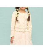 【ナルミヤ オンライン/NARUMIYA ONELINE / KIDS】の【UV加工】【温度調整できる】パターンメッシュカーディガン 大人の最旬トレンドファッション＆コーディネート founy(ファウニー) ファッション Fashion キッズファッション Fashion for Kids カーディガン Cardigan, Knitwear コンパクト Compact, Small Size シンプル Simple, Minimal パターン Pattern, Design Print フォーマル Formal, Dressy メッシュ Mesh, Net Fabric 夏 Summer thumbnail アイボリー|ID: prp329100004992818 ipo3291000000037393434