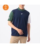 【ビームス ゴルフ/BEAMS GOLF / MEN】のORANGE LABEL / クレイジーパターン モックネックシャツ(吸水速乾・UVカット) 大人の最旬トレンドファッション＆コーディネート founy(ファウニー) ファッション Fashion メンズファッション Fashion for Men アウトドア Outdoor Clothing 吸水 Absorbent, Quick-Dry ストレッチ Stretch, Stretchy Fabric フロント Front, Front Design プリント Print, Printed Pattern ベーシック Basic, Essential メッシュ Mesh, Net Fabric モチーフ Motif, Design Theme 夏 Summer ゴルフ Golf thumbnail NAVY|ID: prp329100004992823 ipo3291000000037393497