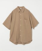【ユナイテッドアローズ/UNITED ARROWS / MEN】のSteven Alan スラブ レギュラーカラー ショートスリーブ シャツ ALINE LOOSE CASUAL 大人の最旬トレンドファッション＆コーディネート founy(ファウニー) ファッション Fashion メンズファッション Fashion for Men ヴィンテージ Vintage Style ショート Short, Short Length スリーブ Sleeve, Long Sleeve / Short Sleeve とろみ Fluid, Flowy Fabric ドレープ Drape, Draping Fabric フォルム Silhouette, Form モダン Modern, Contemporary レギュラー Regular, Standard Fit アウトレット Outlet / Clearance エレガント 上品 Elegant thumbnail BEIGE|ID: prp329100004992843 ipo3291000000037393607