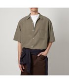 【ユナイテッドアローズ/UNITED ARROWS / MEN】のSteven Alan スラブ レギュラーカラー ショートスリーブ シャツ ALINE LOOSE CASUAL 大人の最旬トレンドファッション＆コーディネート founy(ファウニー) ファッション Fashion メンズファッション Fashion for Men ヴィンテージ Vintage Style ショート Short, Short Length スリーブ Sleeve, Long Sleeve / Short Sleeve とろみ Fluid, Flowy Fabric ドレープ Drape, Draping Fabric フォルム Silhouette, Form モダン Modern, Contemporary レギュラー Regular, Standard Fit アウトレット Outlet / Clearance エレガント 上品 Elegant thumbnail MD.GRAY|ID: prp329100004992843 ipo3291000000037393609