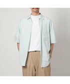 【ユナイテッドアローズ/UNITED ARROWS / MEN】のSteven Alan スラブ レギュラーカラー ショートスリーブ シャツ ALINE LOOSE CASUAL 大人の最旬トレンドファッション＆コーディネート founy(ファウニー) ファッション Fashion メンズファッション Fashion for Men ヴィンテージ Vintage Style ショート Short, Short Length スリーブ Sleeve, Long Sleeve / Short Sleeve とろみ Fluid, Flowy Fabric ドレープ Drape, Draping Fabric フォルム Silhouette, Form モダン Modern, Contemporary レギュラー Regular, Standard Fit アウトレット Outlet / Clearance エレガント 上品 Elegant thumbnail LT.BLUE|ID: prp329100004992843 ipo3291000000037393610