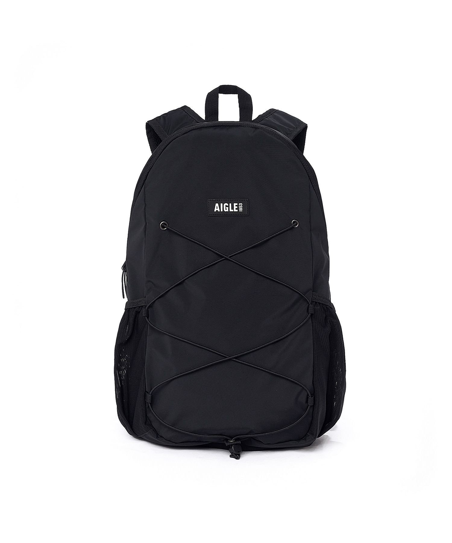 【エーグル/AIGLE】の撥水 パッカブルバックパック 20L インテリア・キッズ・メンズ・レディースファッション・服の通販 founy(ファウニー) 　ファッション　Fashion　レディースファッション　Fashion for Women　バッグ　Bags　ウォーター　Water　コンパクト　Compact, Small Size　パッチ　Patch, Appliqué　ポケット　Pocket, Pocket Detail　メッシュ　Mesh, Net Fabric　傘　Umbrella, Parasol　ブラック|ID: prp329100004992853 ipo3291000000037393655