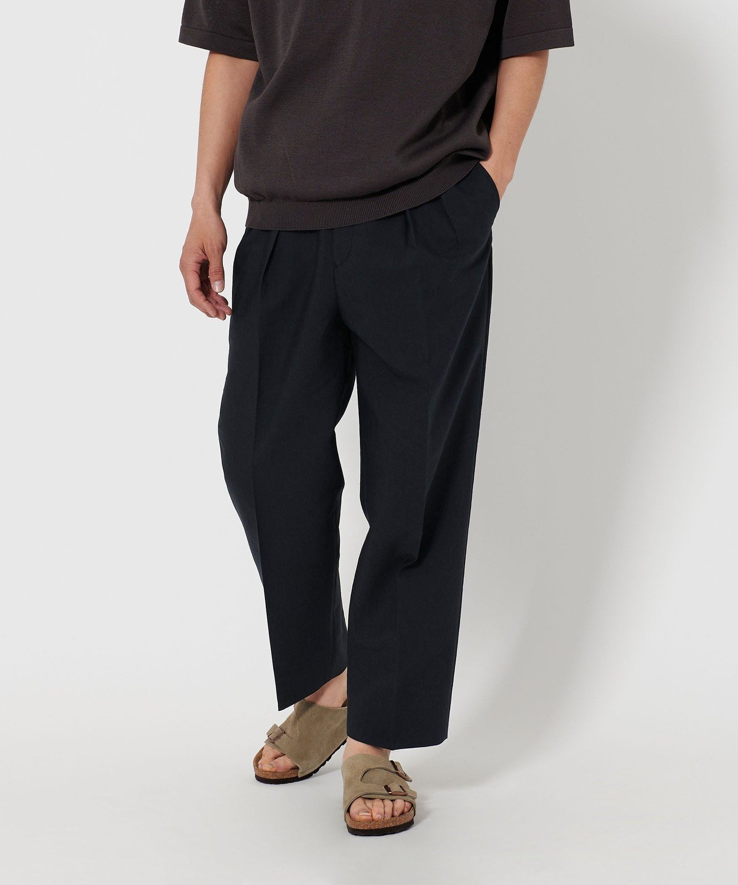 【ユナイテッドアローズ/UNITED ARROWS / MEN】のTR リネン 2タック クリーズ パンツ 大人の最旬トレンドファッション＆コーディネート founy(ファウニー) 　ファッション　Fashion　メンズファッション　Fashion for Men　ボトムス　Bottoms　春　Spring　リネン　Linen, Linen Fabric　ワイド　Wide, Wide Fit　S/S・春夏　SS, Spring/Summer, Warm Season　アウトレット　Outlet / Clearance　夏　Summer　エレガント 上品　Elegant　 other-1|ID: prp329100004992857 ipo3291000000037393669