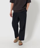【ユナイテッドアローズ/UNITED ARROWS / MEN】のTR リネン 2タック クリーズ パンツ 大人の最旬トレンドファッション＆コーディネート founy(ファウニー) ファッション Fashion メンズファッション Fashion for Men ボトムス Bottoms 春 Spring リネン Linen, Linen Fabric ワイド Wide, Wide Fit S/S・春夏 SS, Spring/Summer, Warm Season アウトレット Outlet / Clearance 夏 Summer エレガント 上品 Elegant thumbnail BLACK|ID: prp329100004992857 ipo3291000000037393670