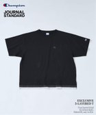 【ジャーナルスタンダード/JOURNAL STANDARD / MEN】のCHAMPION / チャンピオン for JOURNAL STANDARD 3 レイヤード 半袖 Tシャツ 大人の最旬トレンドファッション＆コーディネート founy(ファウニー) ファッション Fashion メンズファッション Fashion for Men インナー Innerwear ショート Short, Short Length シンプル Simple, Minimal スポーツ Sports, Activewear スリーブ Sleeve, Long Sleeve / Short Sleeve ニューヨーク New York, NYC Style バランス Balance, Style Balance パターン Pattern, Design Print 別注 Limited Edition, Custom Order 半袖 Short Sleeve, Half Sleeve リラックス Relax, Relaxed Fit ルーズ Loose, Oversized thumbnail ブラック|ID: prp329100004992859 ipo3291000000037393682