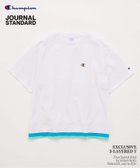 【ジャーナルスタンダード/JOURNAL STANDARD / MEN】のCHAMPION / チャンピオン for JOURNAL STANDARD 3 レイヤード 半袖 Tシャツ 大人の最旬トレンドファッション＆コーディネート founy(ファウニー) ファッション Fashion メンズファッション Fashion for Men インナー Innerwear ショート Short, Short Length シンプル Simple, Minimal スポーツ Sports, Activewear スリーブ Sleeve, Long Sleeve / Short Sleeve ニューヨーク New York, NYC Style バランス Balance, Style Balance パターン Pattern, Design Print 別注 Limited Edition, Custom Order 半袖 Short Sleeve, Half Sleeve リラックス Relax, Relaxed Fit ルーズ Loose, Oversized thumbnail ホワイト|ID: prp329100004992859 ipo3291000000037393683