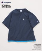 【ジャーナルスタンダード/JOURNAL STANDARD / MEN】のCHAMPION / チャンピオン for JOURNAL STANDARD 3 レイヤード 半袖 Tシャツ 大人の最旬トレンドファッション＆コーディネート founy(ファウニー) ファッション Fashion メンズファッション Fashion for Men インナー Innerwear ショート Short, Short Length シンプル Simple, Minimal スポーツ Sports, Activewear スリーブ Sleeve, Long Sleeve / Short Sleeve ニューヨーク New York, NYC Style バランス Balance, Style Balance パターン Pattern, Design Print 別注 Limited Edition, Custom Order 半袖 Short Sleeve, Half Sleeve リラックス Relax, Relaxed Fit ルーズ Loose, Oversized thumbnail ネイビー|ID: prp329100004992859 ipo3291000000037393684