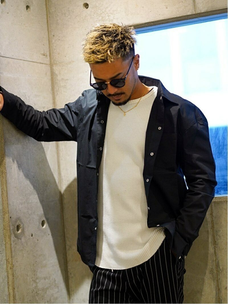 【アダムスジャグラー/adamsJUGGLER / MEN】のwhim ROTH/Loose Broad L/SH インテリア・キッズ・メンズ・レディースファッション・服の通販 founy(ファウニー) 　ファッション　Fashion　メンズファッション　Fashion for Men　ブロード　Broadcloth, Fine Cotton　羽織　Haori, Light Jacket　BLACK|ID: prp329100004992862 ipo3291000000037393709