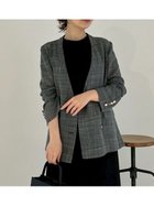 【フレイ アイディー/FRAY I.D】のノーカラーセミシアーカラミジャケット 大人の最旬トレンドファッション＆コーディネート founy(ファウニー) ファッション Fashion レディースファッション Fashion for Women アウター Coat / Outerwear Collection レディースジャケット・軽アウター Jackets シンプル Simple, Minimal ジャケット Jacket, Outerwear スマート Smart, Elegant デニム Denim, Jeans Material ポケット Pocket, Pocket Detail おすすめ Recommended / Our Picks エレガント 上品 Elegant thumbnail BLK[009]|ID: prp329100004992871 ipo3291000000037393947