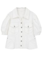 【ピンクハウス/PINK HOUSE】の9.5ozデニムジャケット 大人の最旬トレンドファッション＆コーディネート founy(ファウニー) ファッション Fashion レディースファッション Fashion for Women アウター Coat / Outerwear Collection レディースジャケット・軽アウター Jackets デニムジャケット / カジュアルアウター Denim Jackets クラシカル Classical, Vintage-Inspired ジャケット Jacket, Outerwear スリーブ Sleeve, Long Sleeve / Short Sleeve デニム Denim, Jeans Material バランス Balance, Style Balance フラップ Flap, Flap Pocket ポケット Pocket, Pocket Detail ミドル Middle Length, Mid Height モダン Modern, Contemporary thumbnail オフ|ID: prp329100004992875 ipo3291000000037394027