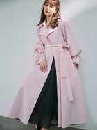 【フレイ アイディー/FRAY I.D】のライトフレアーロングトレンチコート/UVカット・接触冷感・撥水 大人の最旬トレンドファッション＆コーディネート founy(ファウニー) ファッション Fashion レディースファッション Fashion for Women アウター Coat / Outerwear Collection コート・ロングコート・ピーコート Long Coats, Peacoats & More トレンチコート / 春秋の定番アウター Trench Coats カフス Cuff Design ガウン Gown, Robe シンプル Simple, Minimal スマート Smart, Elegant フロント Front, Front Design リボン Ribbon, Bow おすすめ Recommended / Our Picks thumbnail PNK[066]|ID: prp329100004992880 ipo3291000000037394053
