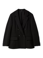 【フレイ アイディー/FRAY I.D】のダブルテーラードジャケット/ウォッシャブル・UVカット・防シワ・接触冷感 大人の最旬トレンドファッション＆コーディネート founy(ファウニー) ファッション Fashion レディースファッション Fashion for Women アウター Coat / Outerwear Collection レディースジャケット・軽アウター Jackets テーラードジャケット / 通勤・きれいめスタイル Tailored Jackets & Blazers 春 Spring 洗える Machine Washable 今季 This Season, Current Season ジャケット Jacket, Outerwear ストレッチ Stretch, Stretchy Fabric スマート Smart, Elegant フラップ Flap, Flap Pocket ポケット Pocket, Pocket Detail S/S・春夏 SS, Spring/Summer, Warm Season おすすめ Recommended / Our Picks 夏 Summer エレガント 上品 Elegant thumbnail BLK[009]|ID: prp329100004992882 ipo3291000000037394060