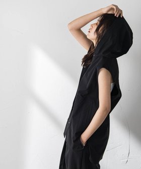 【メイソングレイ/MAYSON GREY】の撥水フーディベスト 大人の最旬トレンドファッション＆コーディネート founy(ファウニー) ファッション Fashion レディースファッション Fashion for Women アウター Coat / Outerwear Collection トップス・カットソー Cut & Sew Tops ベスト&ジレ / 重ね着スタイル Vests & Gilets 春 Spring 軽量 Lightweight, Ultra Light ストレッチ Stretch, Stretchy Fabric セットアップ Set-Up, Coordinated Outfit タンク Tank Top, Sleeveless Top ドット Polka Dot, Dot Pattern バランス Balance, Style Balance フォルム Silhouette, Form フラット Flat, Flat Shoes ポケット Pocket, Pocket Detail メタル Metal, Metal Parts ロング Long, Long-Length ワイド Wide, Wide Fit ワーク Workwear, Utility Style S/S・春夏 SS, Spring/Summer, Warm Season おすすめ Recommended / Our Picks 夏 Summer 2026年 2026 2026春夏・S/S Spring/Summer 2026 SS26 |ID:prp329100004992885