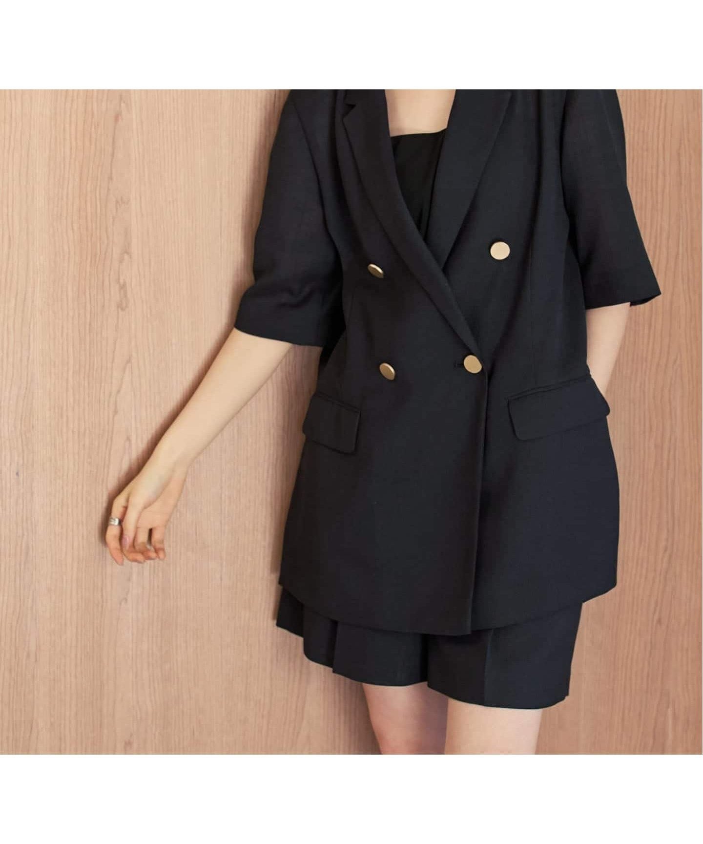【ノーブル / スピック&スパン/NOBLE / Spick & Span】の《セットアップ対応》ドンゴロスハーフスリーブジャケット 大人の最旬トレンドファッション＆コーディネート founy(ファウニー) 　ファッション　Fashion　レディースファッション　Fashion for Women　アウター　Coat / Outerwear Collection　レディースジャケット・軽アウター　Jackets　ショルダー　Shoulder, Shoulder Strap　ジャケット　Jacket, Outerwear　スリーブ　Sleeve, Long Sleeve / Short Sleeve　セットアップ　Set-Up, Coordinated Outfit　デニム　Denim, Jeans Material　トレンド　Trend, Trending Now　ロング　Long, Long-Length　夏　Summer　 other-1|ID: prp329100004992886 ipo3291000000037394078