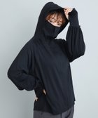 【クロスマルシェ/cross marche】の【Yoki】フード付きUVカットパーカ 大人の最旬トレンドファッション＆コーディネート founy(ファウニー) ファッション Fashion レディースファッション Fashion for Women トップス・カットソー Cut & Sew Tops レディースパーカー・カジュアルフーディー Casual Hoodies & Sweatshirts ギャザー Gathered, Ruffled 抗菌 Antibacterial, Bacteria-Resistant スリーブ Sleeve, Long Sleeve / Short Sleeve thumbnail 黒|ID: prp329100004992894 ipo3291000000037394127