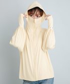 【クロスマルシェ/cross marche】の【Yoki】フード付きUVカットパーカ 大人の最旬トレンドファッション＆コーディネート founy(ファウニー) ファッション Fashion レディースファッション Fashion for Women トップス・カットソー Cut & Sew Tops レディースパーカー・カジュアルフーディー Casual Hoodies & Sweatshirts ギャザー Gathered, Ruffled 抗菌 Antibacterial, Bacteria-Resistant スリーブ Sleeve, Long Sleeve / Short Sleeve thumbnail 黄|ID: prp329100004992894 ipo3291000000037394129