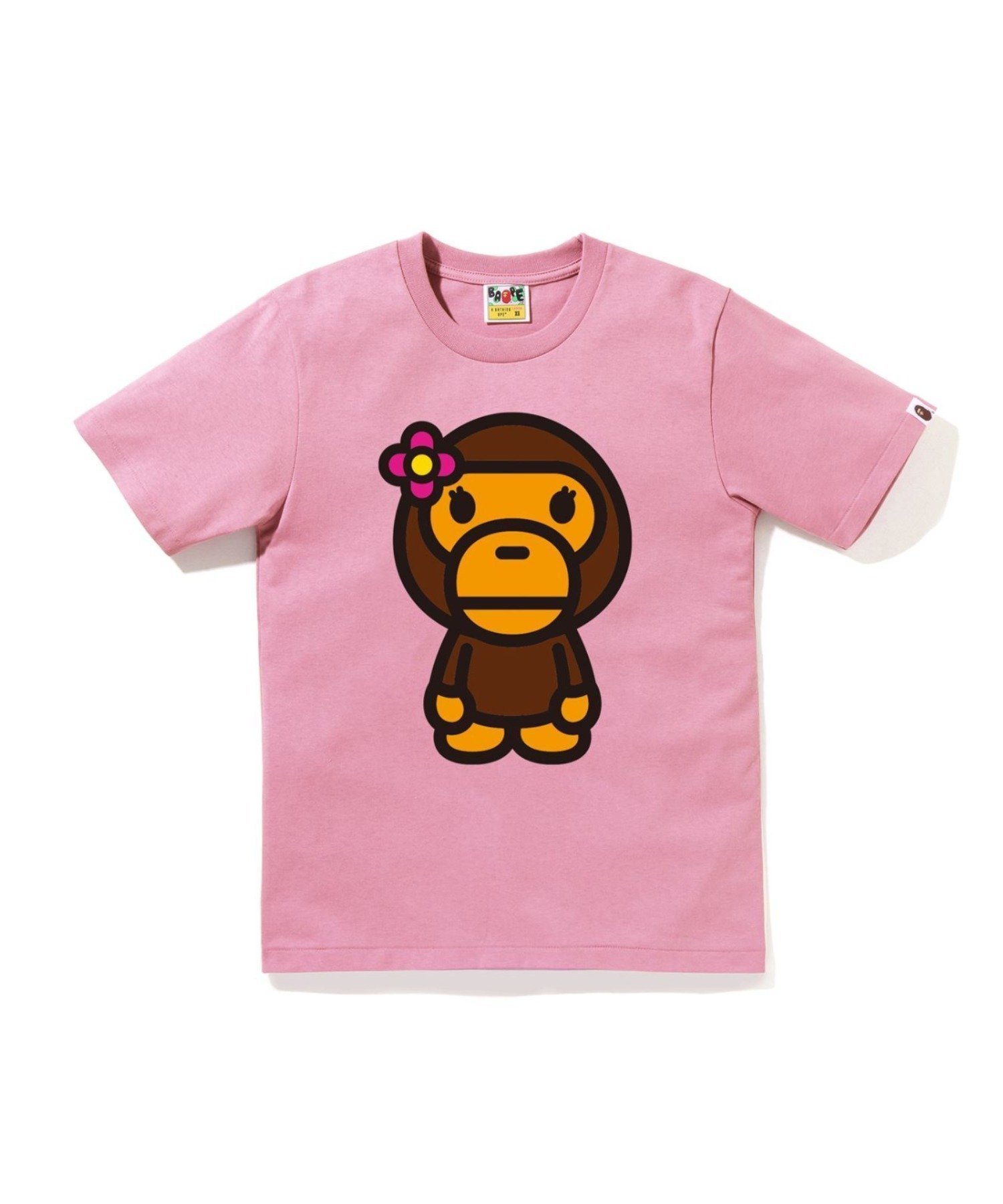 【ア ベイシング エイプ/A BATHING APE】のBIG BABY LISA TEE インテリア・キッズ・メンズ・レディースファッション・服の通販 founy(ファウニー) 　ファッション　Fashion　レディースファッション　Fashion for Women　インナー　Innerwear　ショート　Short, Short Length　スリーブ　Sleeve, Long Sleeve / Short Sleeve　フロント　Front, Front Design　プリント　Print, Printed Pattern　モチーフ　Motif, Design Theme　ラバー　Rubber, Rubber Sole　PINK|ID: prp329100004992897 ipo3291000000037394148
