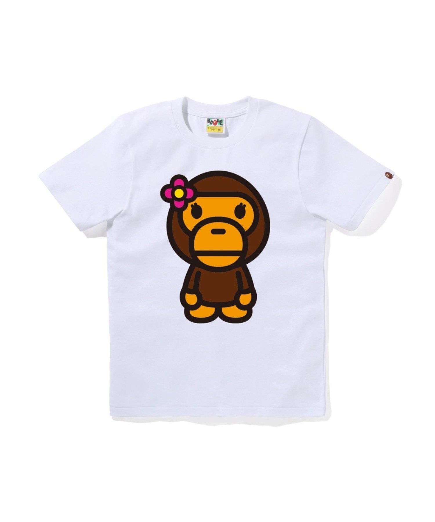 【ア ベイシング エイプ/A BATHING APE】のBIG BABY LISA TEE インテリア・キッズ・メンズ・レディースファッション・服の通販 founy(ファウニー) 　ファッション　Fashion　レディースファッション　Fashion for Women　インナー　Innerwear　ショート　Short, Short Length　スリーブ　Sleeve, Long Sleeve / Short Sleeve　フロント　Front, Front Design　プリント　Print, Printed Pattern　モチーフ　Motif, Design Theme　ラバー　Rubber, Rubber Sole　WHITE|ID: prp329100004992897 ipo3291000000037394149