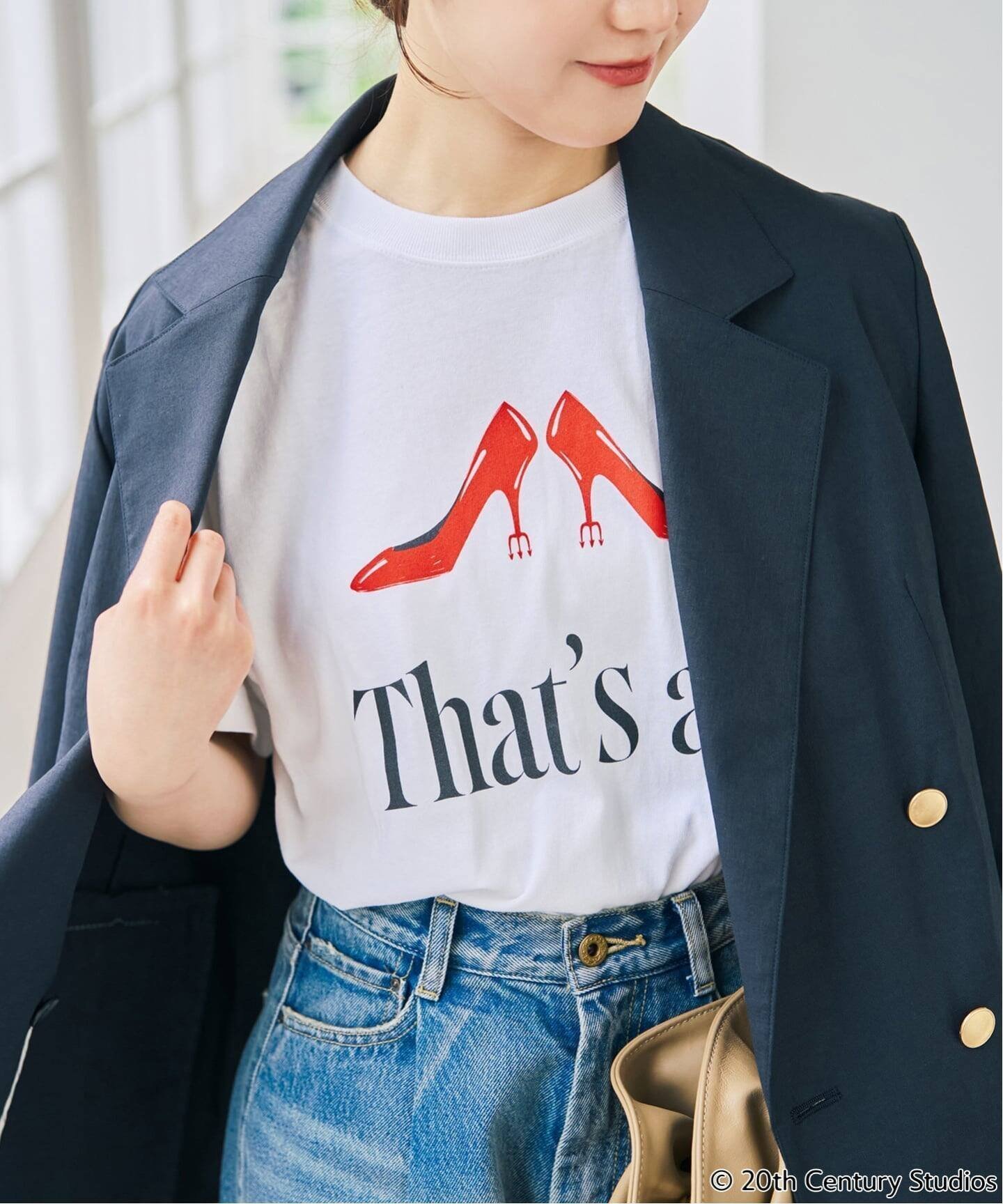 【スピック&スパン/Spick & Span】の《WEB限定 / 追加3 》GOOD ROCK SPEED 別注The DEVIL WEARS PRADA インテリア・キッズ・メンズ・レディースファッション・服の通販 founy(ファウニー) 　ファッション　Fashion　レディースファッション　Fashion for Women　イラスト　Illustration　グラフィック　Graphic, Graphic Design　シンプル　Simple, Minimal　ハイヒール　High Heels, Heeled Shoes　プリント　Print, Printed Pattern　ヴィンテージ　Vintage Style　別注　Limited Edition, Custom Order　ホワイト C|ID: prp329100004992900 ipo3291000000037394162