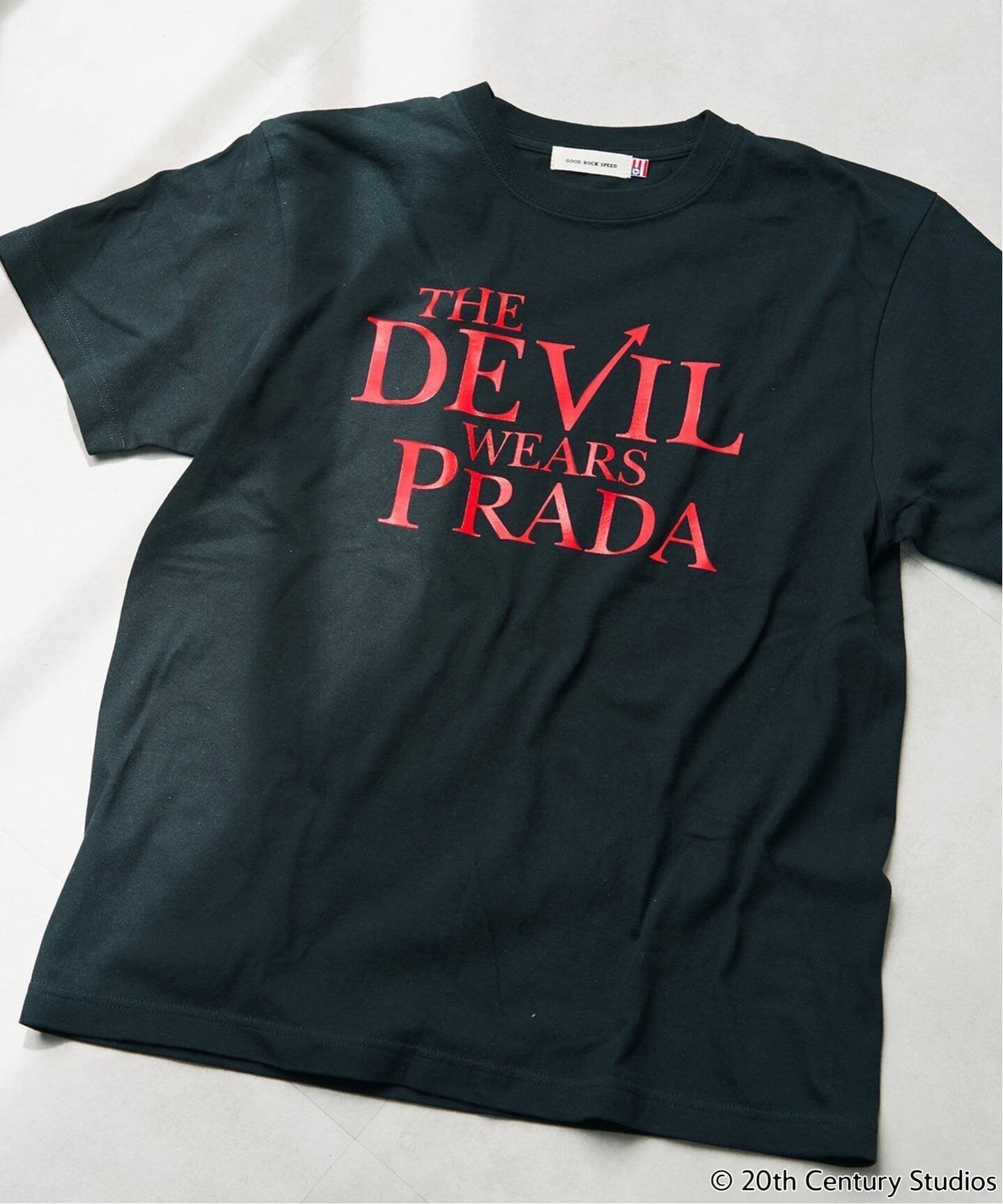 【スピック&スパン/Spick & Span】の《WEB限定 / 追加3 》GOOD ROCK SPEED 別注The DEVIL WEARS PRADA インテリア・キッズ・メンズ・レディースファッション・服の通販 founy(ファウニー) 　ファッション　Fashion　レディースファッション　Fashion for Women　イラスト　Illustration　グラフィック　Graphic, Graphic Design　シンプル　Simple, Minimal　ハイヒール　High Heels, Heeled Shoes　プリント　Print, Printed Pattern　ヴィンテージ　Vintage Style　別注　Limited Edition, Custom Order　ブラック|ID: prp329100004992900 ipo3291000000037394163